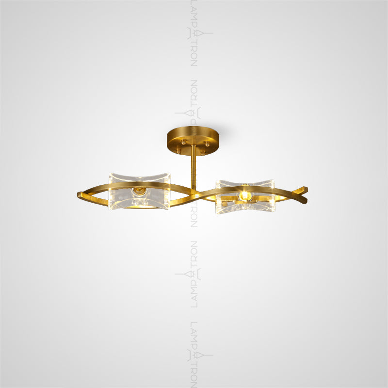 REMINA Ceiling Chandelier by Lampadom - scale reference