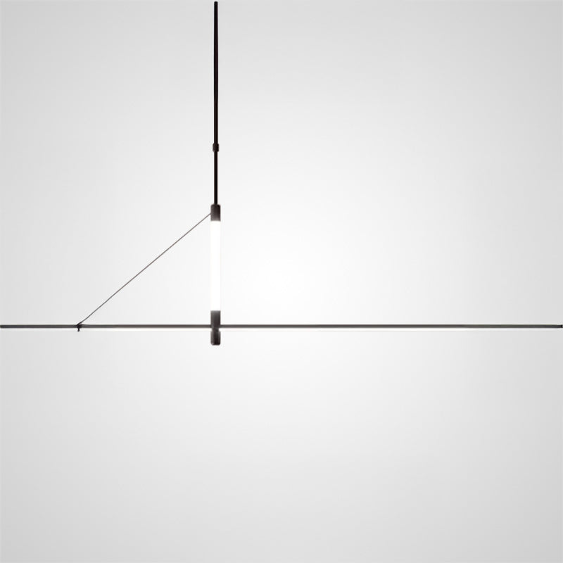 REN Linear Chandelier by Lampadom - scale reference