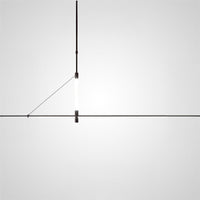 REN Linear Chandelier by Lampadom - scale reference