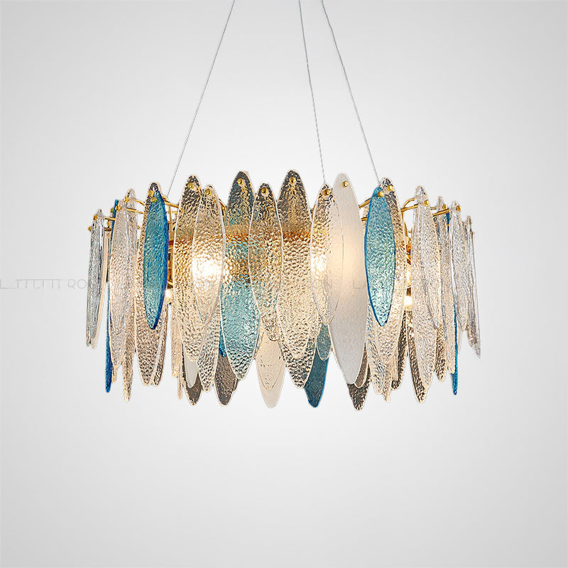 RISSA-B R Ring Chandelier by Lampadom - side view