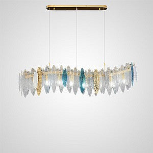RISSA-B WAVE Linear Chandelier by Lampadom