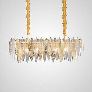 RISSA L Linear Chandelier by Lampadom
