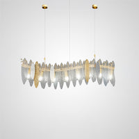 RISSA WAVE Linear Chandelier by Lampadom - view 5