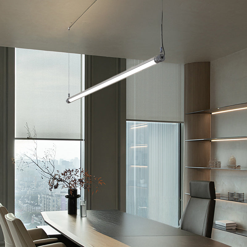 ROFF Linear Chandelier by Lampadom - close-up
