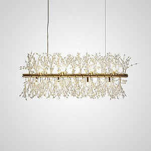 ROSALIA Linear Chandelier by Lampadom