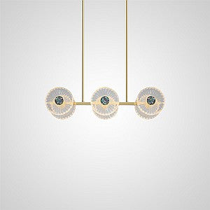 ROSEMARY Linear Chandelier by Lampadom