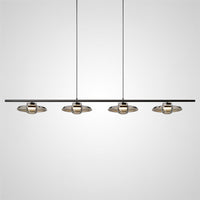 RUBEN Linear Chandelier by Lampadom - angle view