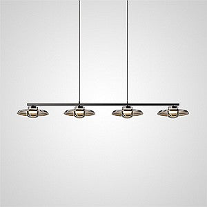 RUBEN Linear Chandelier by Lampadom