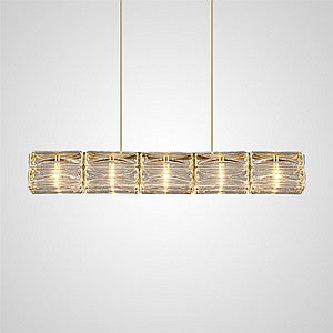SARIA Linear Chandelier by Lampadom