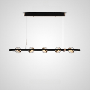 SATURNA Linear Chandelier by Lampadom