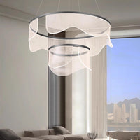 SCENE Ring Chandelier by Lampadom - side view
