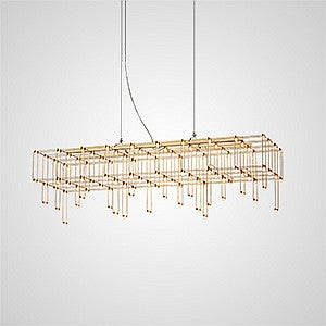 SELENA Linear Chandelier by Lampadom