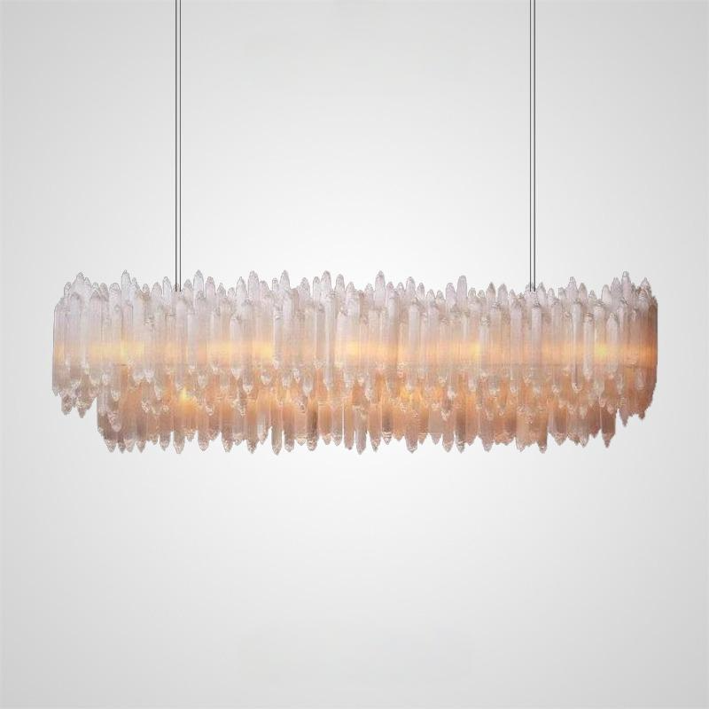 Selenite Linear Chandelier by Lampadom - view 3