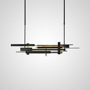SHAKTIS Linear Chandelier by Lampadom
