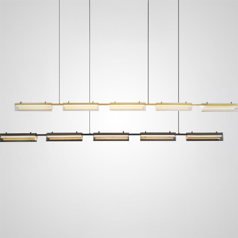 SIMER Linear Chandelier by Lampadom - view 13
