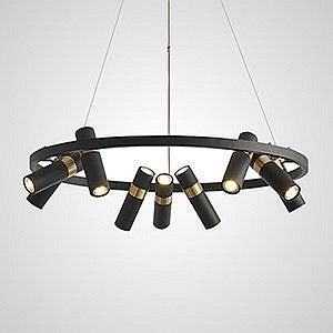SPOOR Ring Chandelier by Lampadom