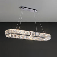 SYLVEST Linear Chandelier by Lampadom - side view