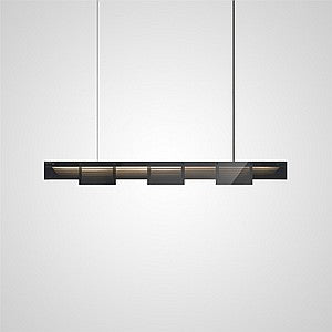 TADDEUS Linear Chandelier by Lampadom