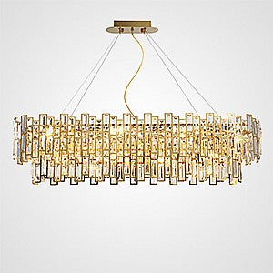 TESORO Linear Chandelier by Lampadom