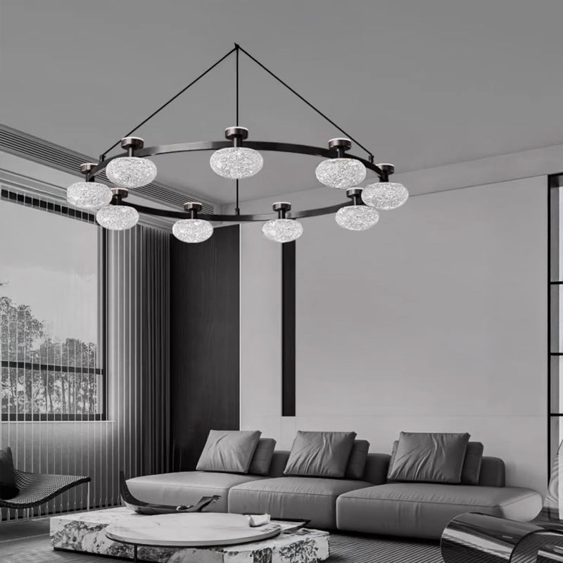 TILMAN Ring Chandelier by Lampadom - scale reference
