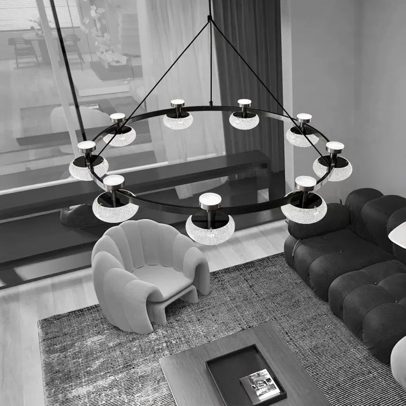 TILMAN Ring Chandelier by Lampadom - detail view