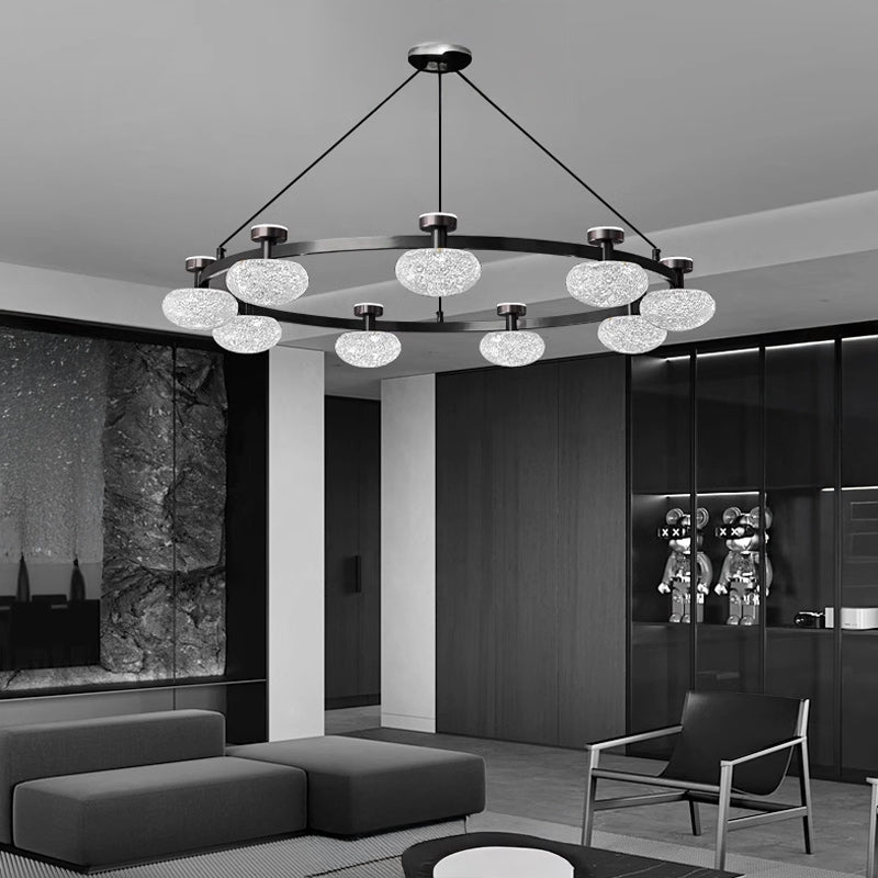 TILMAN Ring Chandelier by Lampadom - close-up