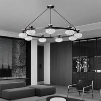 TILMAN Ring Chandelier by Lampadom - close-up