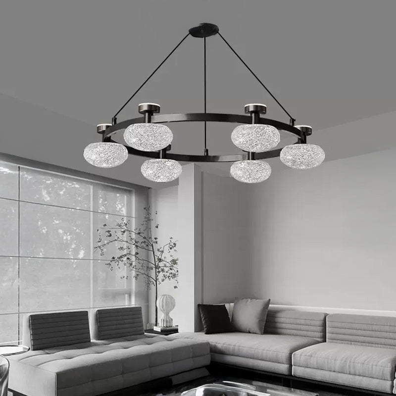 TILMAN Ring Chandelier by Lampadom - side view