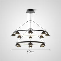 TORBERG Ring Chandelier by Lampadom - angle view