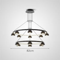 TORBERG Ring Chandelier by Lampadom - top view