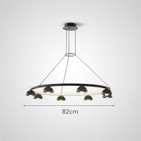 TORBERG Ring Chandelier by Lampadom - side view