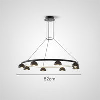TORBERG Ring Chandelier by Lampadom - angle view