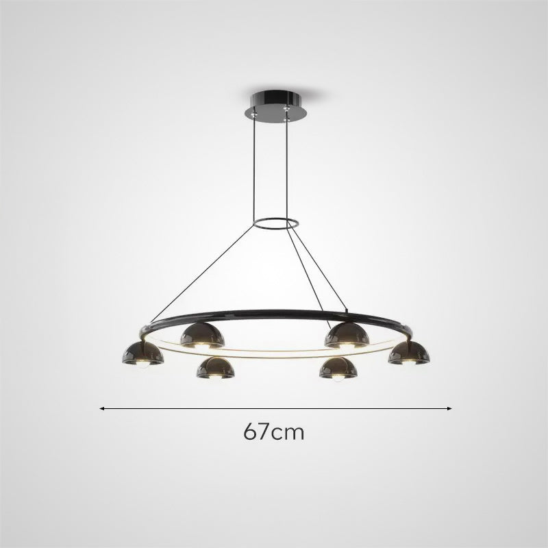 TORBERG Ring Chandelier by Lampadom - close-up