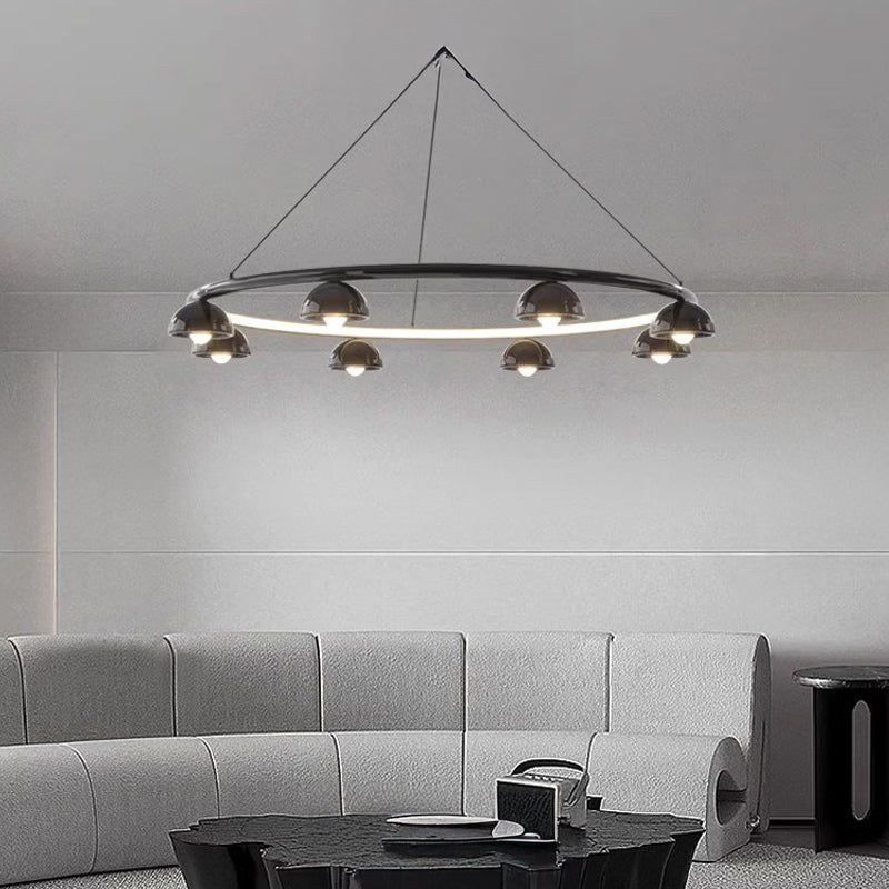 TORBERG Ring Chandelier by Lampadom - side view