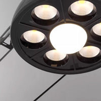 TORBERG L Linear Chandelier by Lampadom - detail view