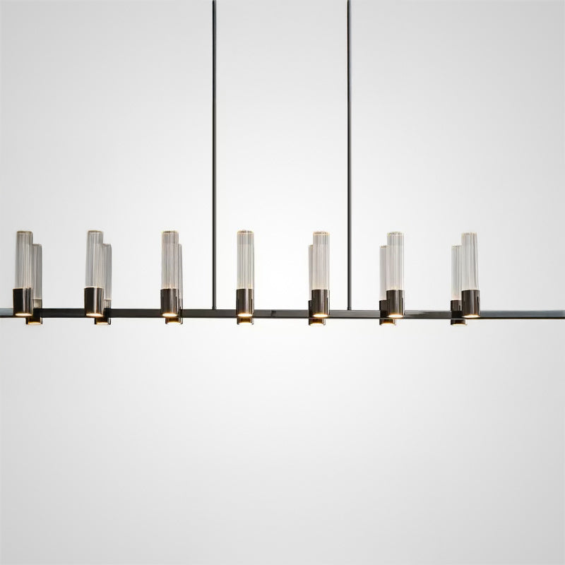 TORVALD Linear Chandelier by Lampadom - view 10
