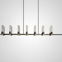 TORVALD Linear Chandelier by Lampadom - view 10