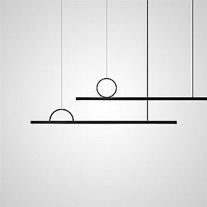 TORVID Linear Chandelier by Lampadom