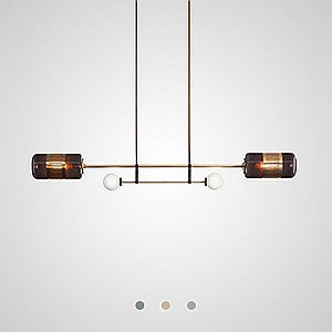 TRAIT Linear Chandelier by Lampadom