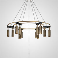 TRIGGER Ring Chandelier by Lampadom - side view
