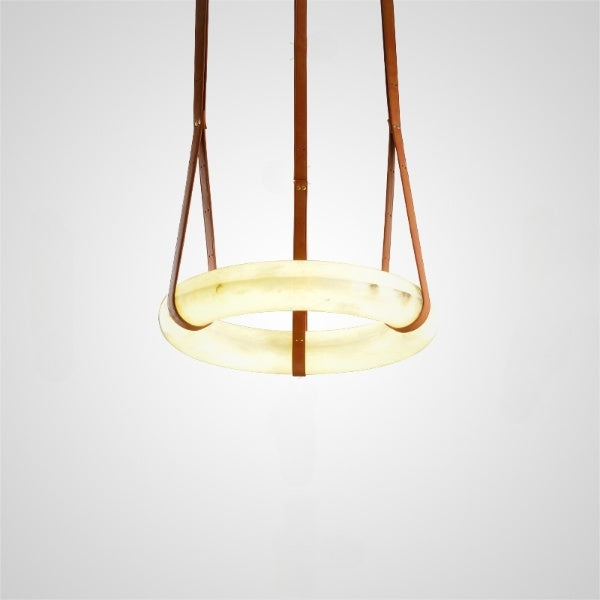 UNIVERSE Ring Chandelier by Lampadom - angle view