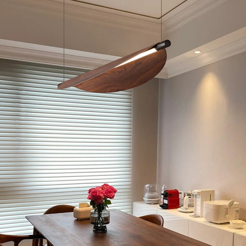 VAAGE Linear Chandelier by Lampadom - side view