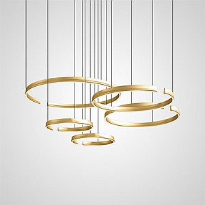VEIKKO COMBO Ring Chandelier by Lampadom