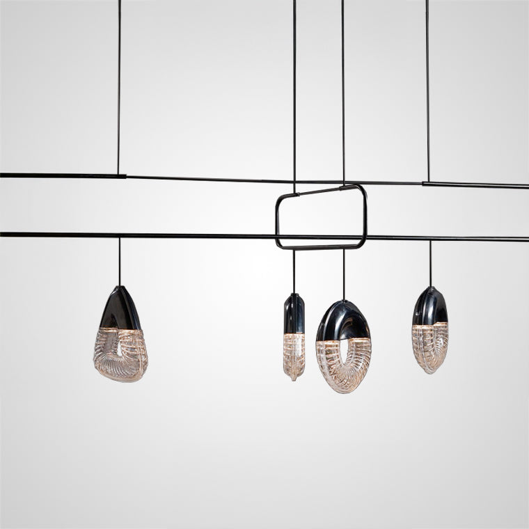 VENZEL Linear Chandelier by Lampadom - view 4
