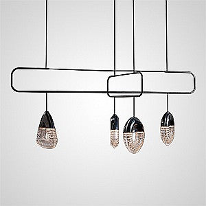 VENZEL Linear Chandelier by Lampadom