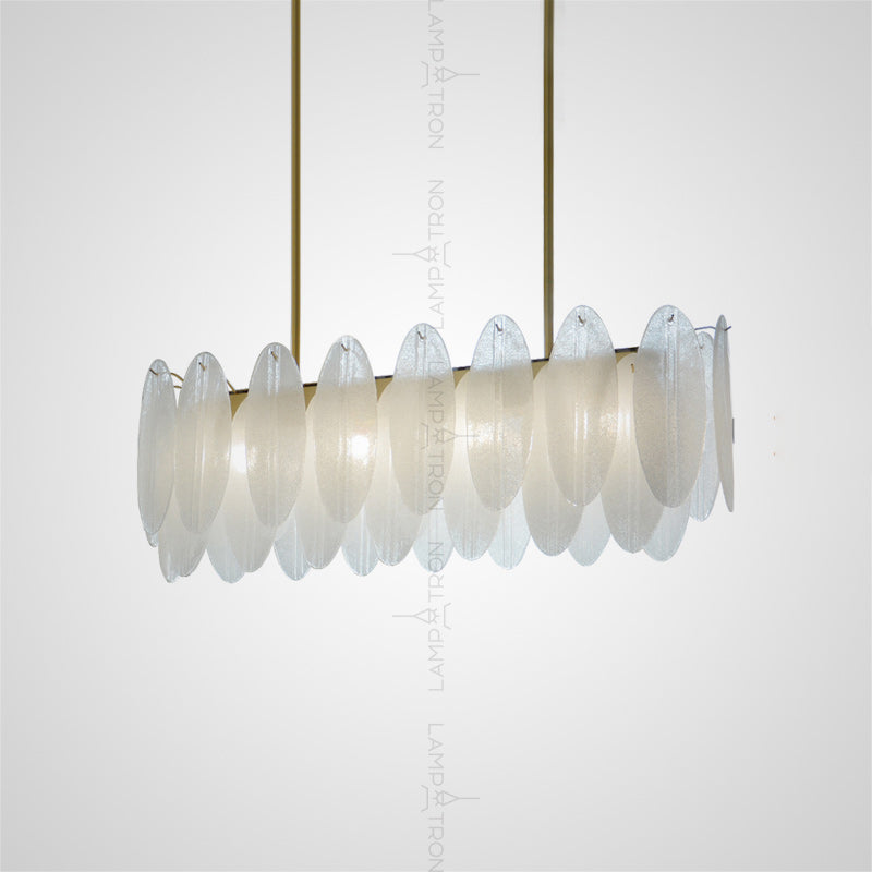 VERNON Linear Chandelier by Lampadom - ambient shot