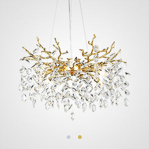 VITUS Chandelier Chandelier in Crystal by Lampadom - installation view