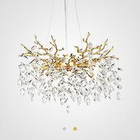 VITUS Chandelier Chandelier in Crystal by Lampadom - installation view