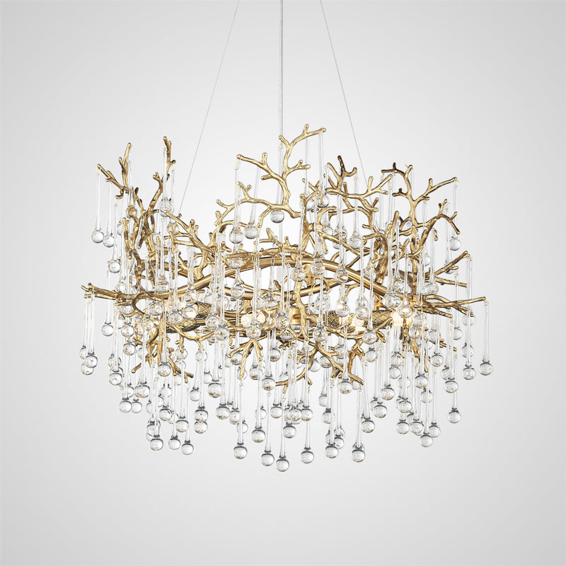 WATERDROPS Chandelier Chandelier in Crystal by Lampadom - view 17