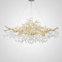 WATERDROPS WIDE Chandelier Chandelier in Crystal by Lampadom - view 15